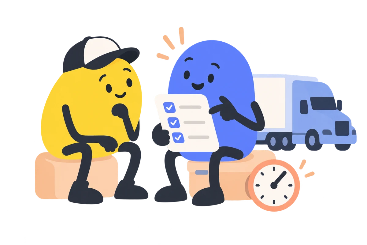 A compliance specialist helps a driver understand their ELD and HOS procedures.