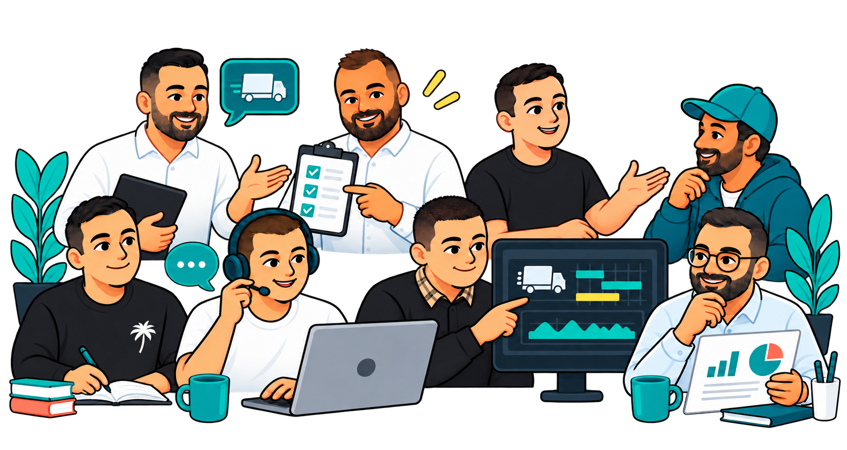 ELD Engine experts collaborating on fleet compliance