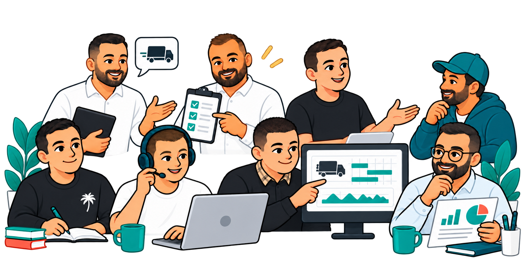 ELD Engine experts collaborating on fleet compliance